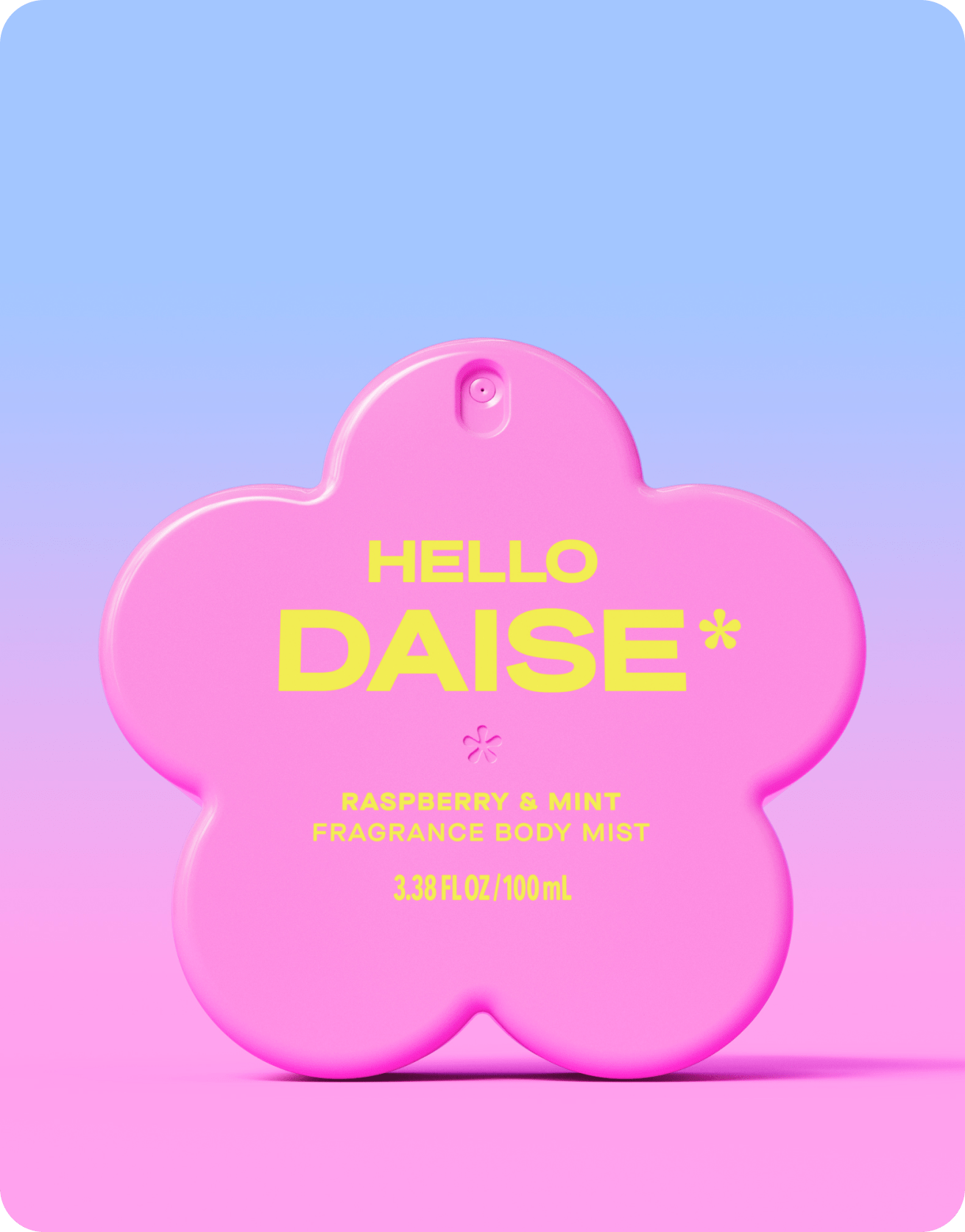 Hello DAISE | Fragrance Body Mist in Raspberry & Mint Scent